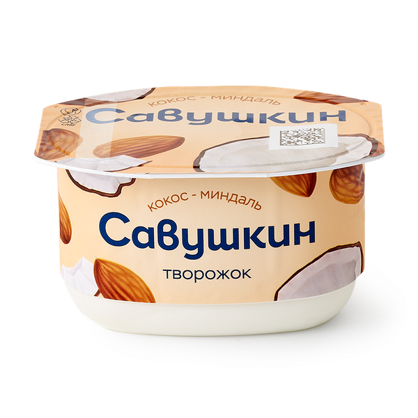 Творожок «Савушкин» кокос-миндаль 3,5%