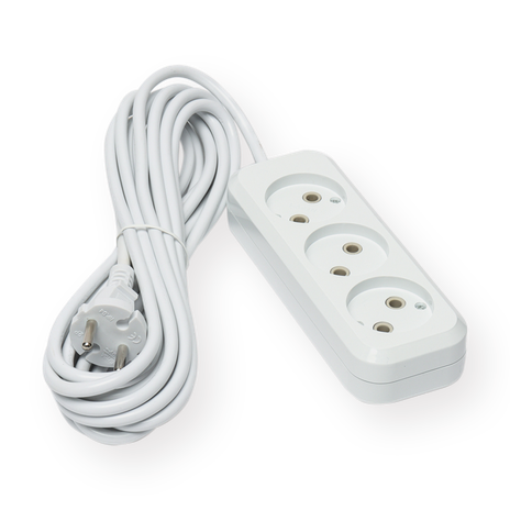 Удлинитель Beshr без заземлением 3x5 m