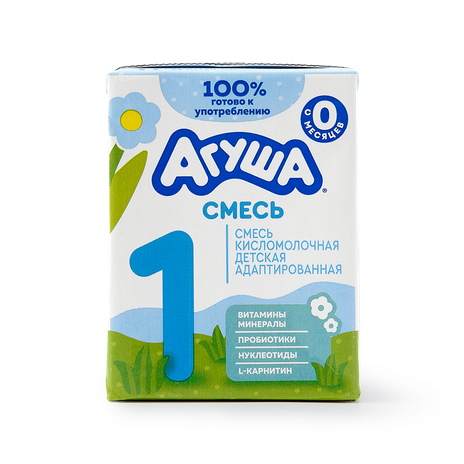Смесь кисломолочная детская 3,5% «Агуша» 1 с рождения