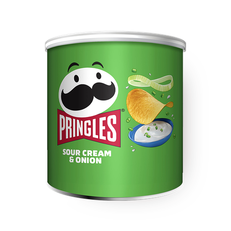 Чипсы Pringles со вкусом сметаны и лука