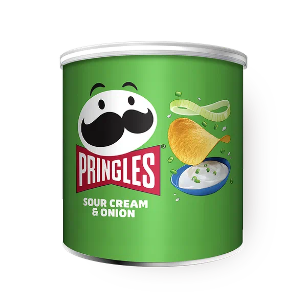 Чипсы Pringles со вкусом сметаны и лука