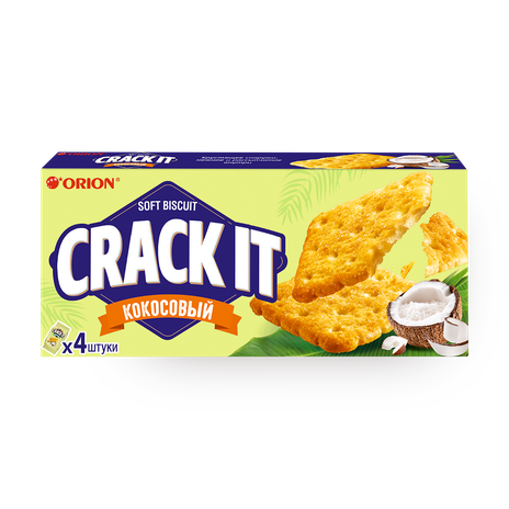 Печенье затяжное Orion Crack it кокосовое