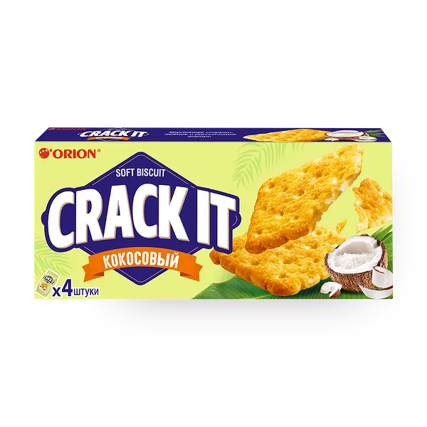 Печенье затяжное Orion Crack it кокосовое