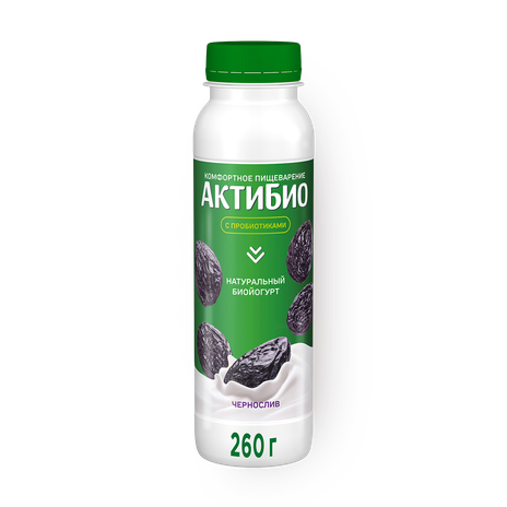 Йогурт питьевой «АктиБио» с черносливом 1,5%