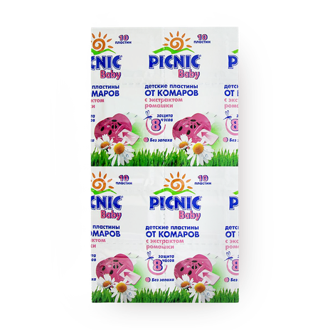 Пластины от комаров Picnic Baby
