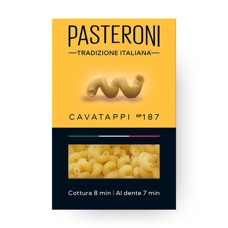 Макароны Pasteroni Cavatappi №187