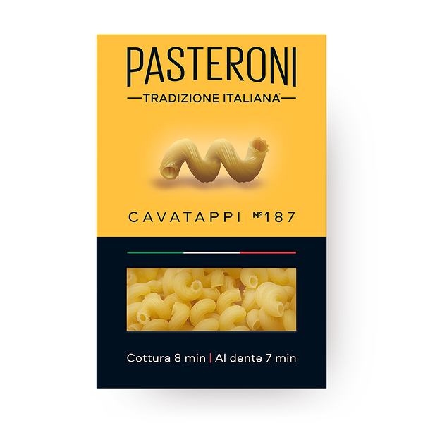 Макароны Pasteroni Cavatappi №187