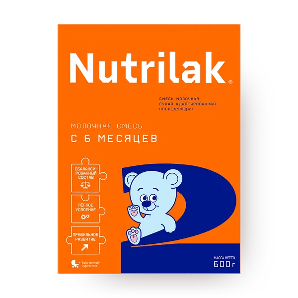 Смесь молочная сухая Nutrilak 2 с 6 месяцев