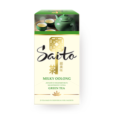 Чай зелёный Milky Oolong Saito в сашетах, 25 шт. — купить с доставкой ...
