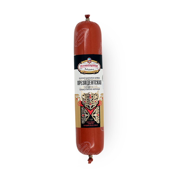 Колбаса Президентская мусульманская «Первомайские деликатесы» варёно-копчёная