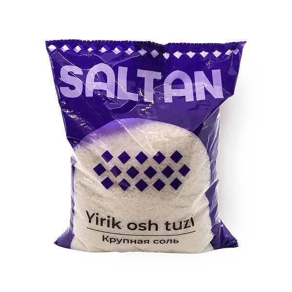 Соль йодированная Saltanat крупная Extra