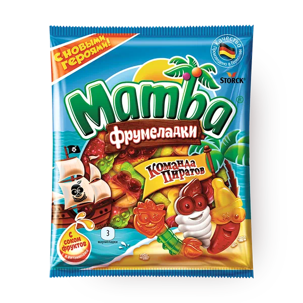 Мармелад жевательный Mamba, Фрумеладки Команда пиратов