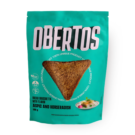 Гренки пшеничные Obertos Холодец с хреном