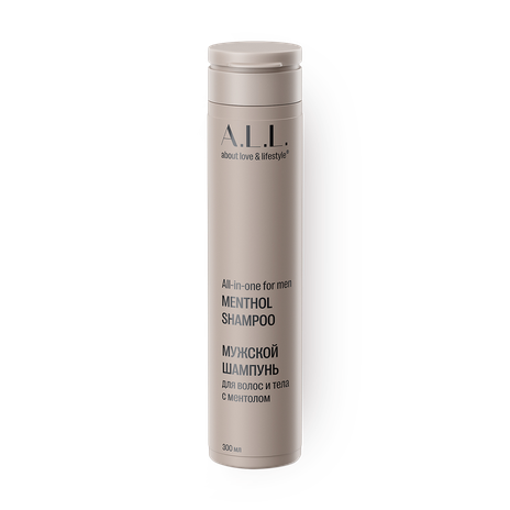 Шампунь мужской A.L.L. All-in-one For Men Menthol Shampoo для волос и тела с ментолом