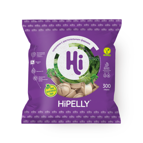 Пельмени с растительным фаршем HiPelly Hi!, 300 г — купить с доставкой ...