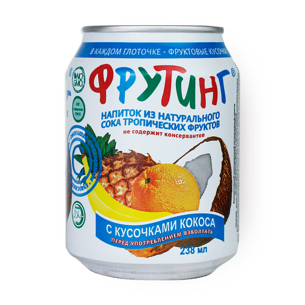 Напиток Тропик Fruiting с мякотью кокоса