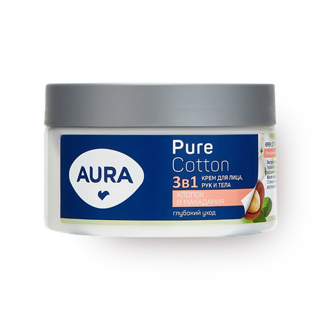 Крем для лица, рук и тела Aura 3 в 1
