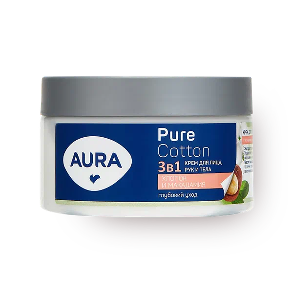 Крем для лица, рук и тела Aura 3 в 1