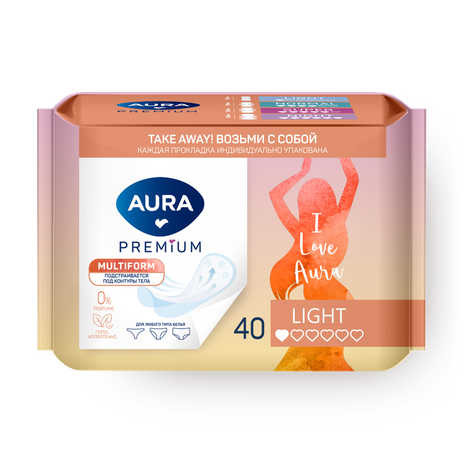 Прокладки ежедневные Aura Ultra Multiform Light
