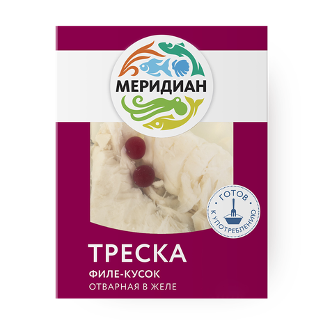 Треска атлантическая «Меридиан» отварная в желе