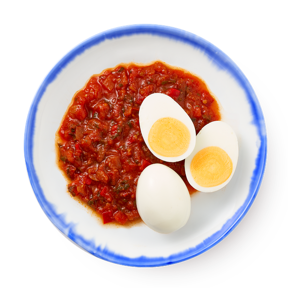 Шакшука с варёным куриным яйцом «Шук»