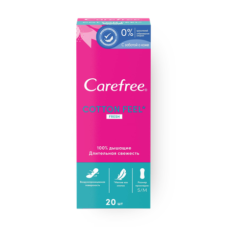 Прокладки ежедневные Carefree Cotton Feel Normal