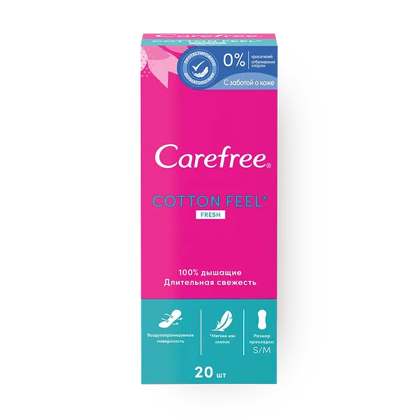 Прокладки ежедневные Carefree Cotton Feel Normal