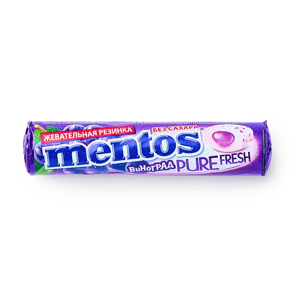 Жевательная резинка Mentos Pure Fresh виноград