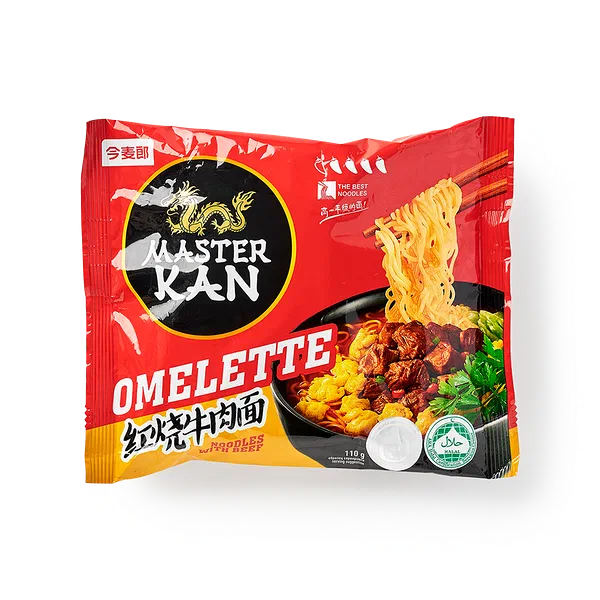 Лапша «Мастер Кан» с омлетом