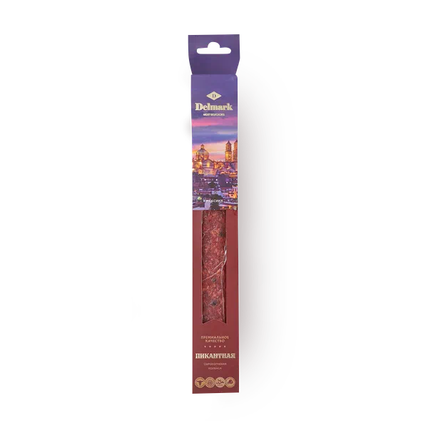 Колбаса Пикантная Delmark сырокопчёная