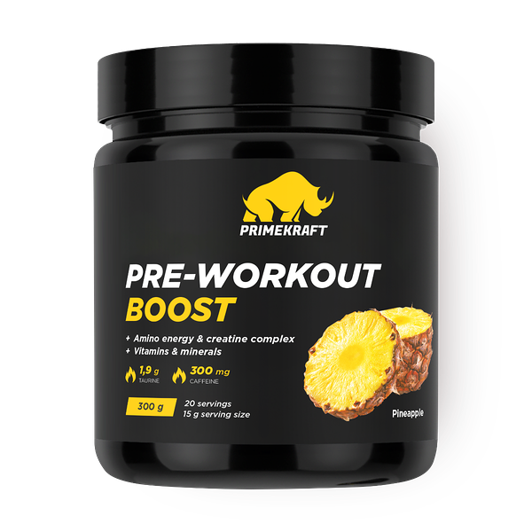 Предтренировочный комплекс PrimeKraft Pre-Workout Boost ананас