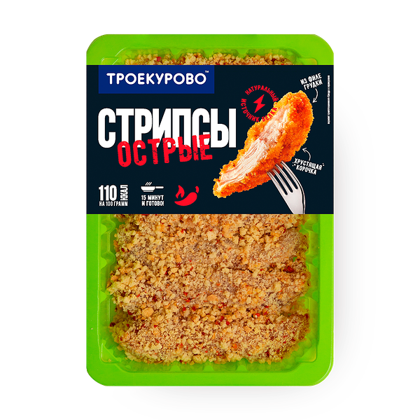 Стрип­сы куриные Троеку­рово острые