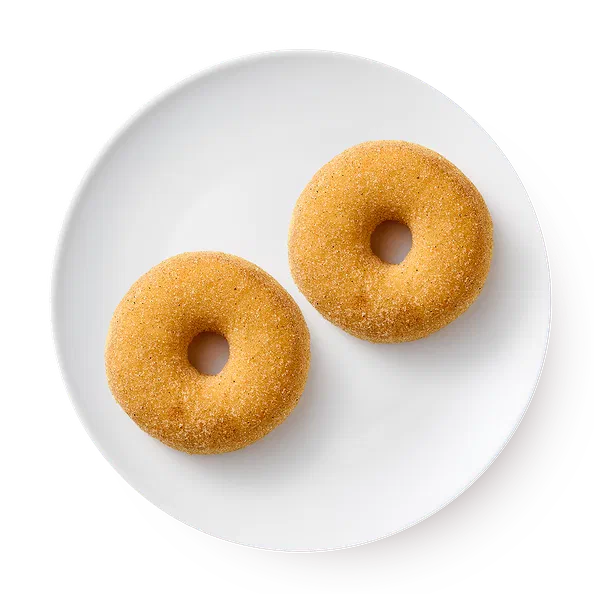 Донат яблоко-корица, 2 шт