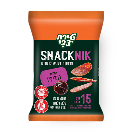 SnackNik Barbecue-flavored sausage snack