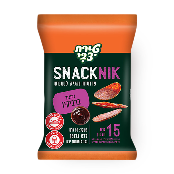 SnackNik Barbecue-flavored sausage snack