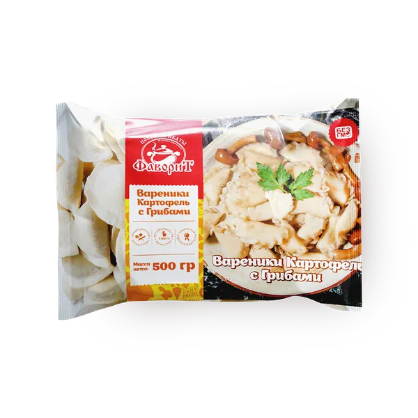 Вареники «Фаворит» с картофелем и грибами