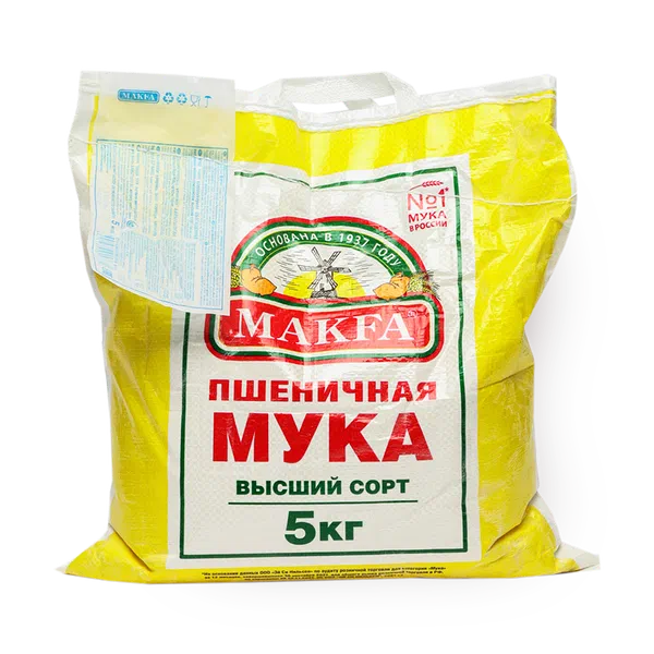 Мука пшеничная Makfa высший сорт