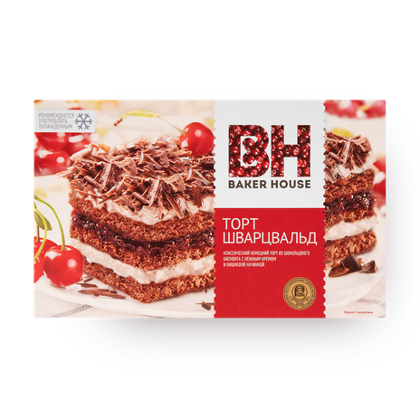 Торт бисквитный Шварцвальд Baker House
