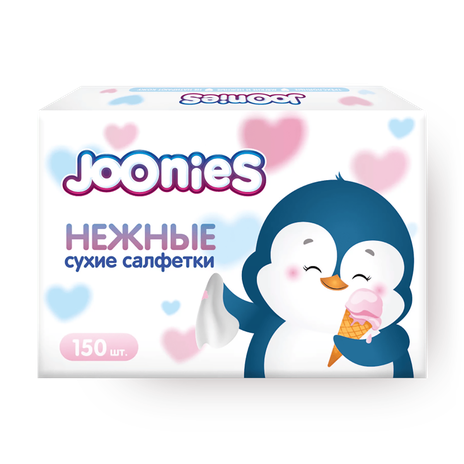 Салфетки сухие Joonies Нежные