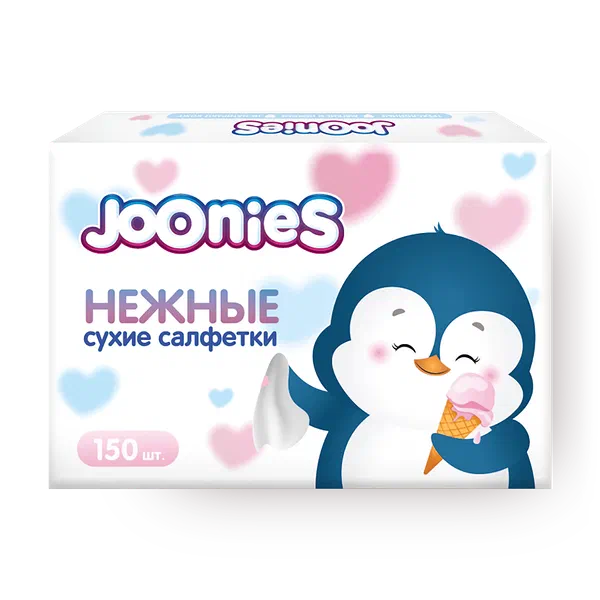 Салфетки сухие Joonies Нежные