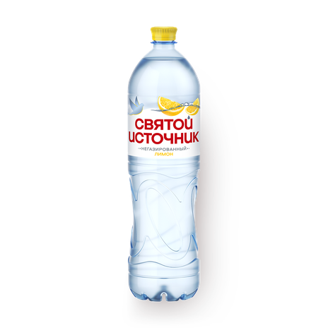 Вода «Святой источник» со вкусом лимона негазированная