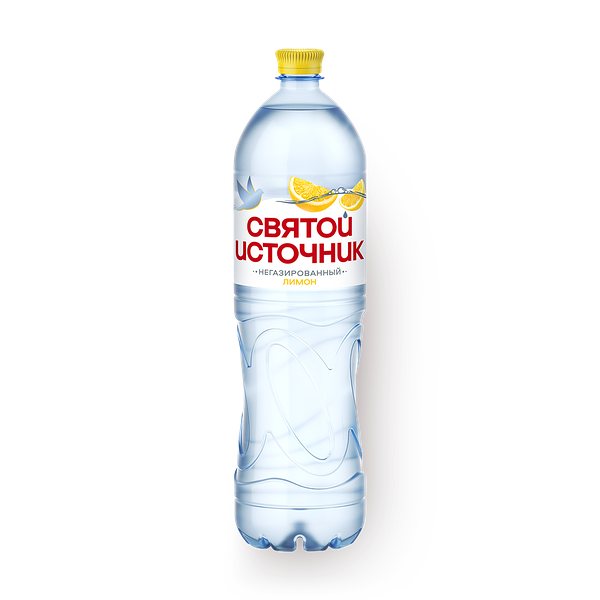 Вода «Святой источник» со вкусом лимона негазированная