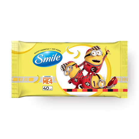 Влажные салфетки Smile Лицензионные герои