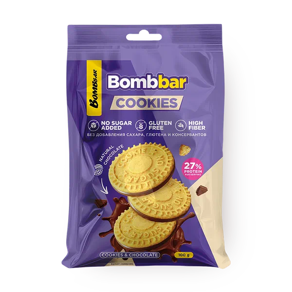 Печенье глазированное Bombbar сливочное