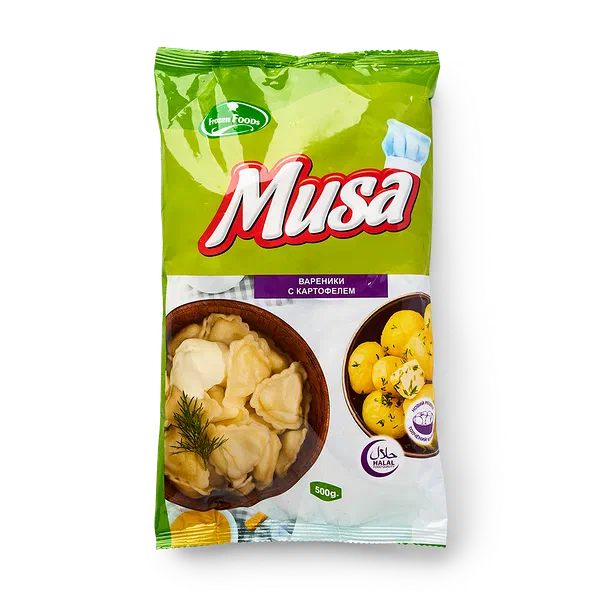 Вареники с картофелем Frozen Foods Musa