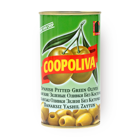 Оливки зелёные Coopoliva без косточки