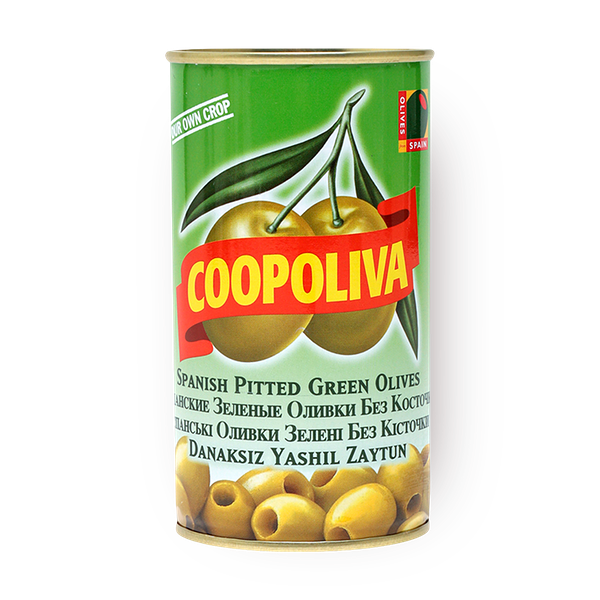 Оливки зелёные Coopoliva без косточки