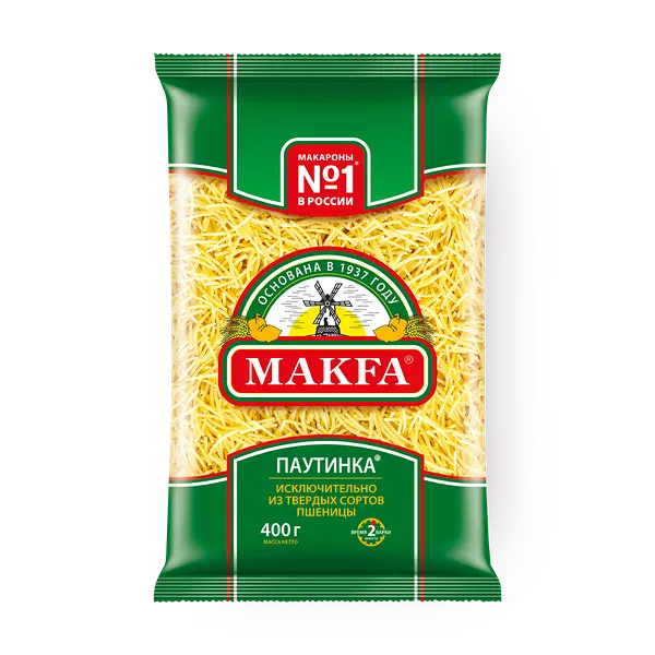 Макароны Вермишель паутинка Makfa
