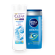 Шампунь против перхоти Clear максимальный объём, 380 ml + Гель для душа Nivea Men Ocean 2в1, 250 ml