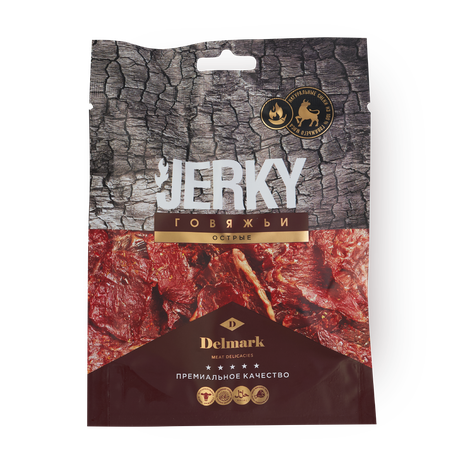 Снэки говяжьи Jerky Delmark острые
